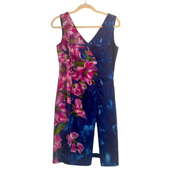Donna Rocco Women’s 10 beautiful vibrant floral dress - Picture 1 of 12